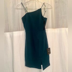 NWT Lulus Emerald colored Dress